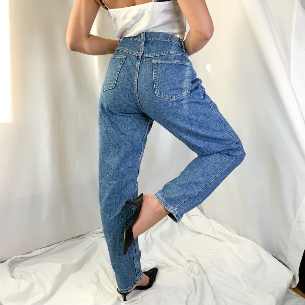 Vintage super high rise wrangler mom jeans